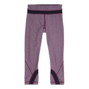 Lululemon Run Inspire Cropped Leggings Purple Size 6